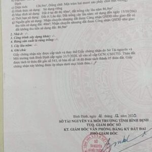Lô đất Khu Phố Tài Lương 3, Phường Hoài Thanh Tây, Thị Xã Hoài Nhơn, Bình Định